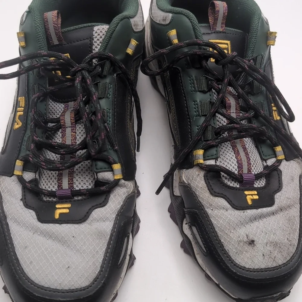 Fila Oakmont TR‎ Mid Men's Sneakers Green Hiking 11.5 Men's Outdoor